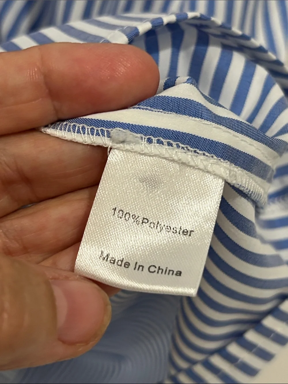Tuckernuck Blue Stripe Royal Shirt Dress Preppy Classic Spring Summer - XL - Picture 14 of 14